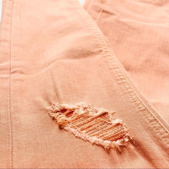 NWT ZARA TRAFALUC DENIM DISTRESSED  PASTE SUMMER SPRING JEANS WOMEN SIZE 2 - Picture 7 of 8